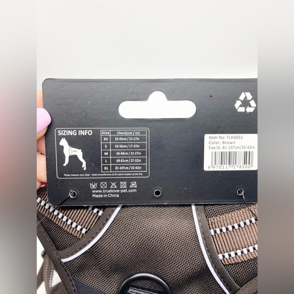 NWT Dog all day adventure harness Brown XL 32-42" - Picture 10 of 10